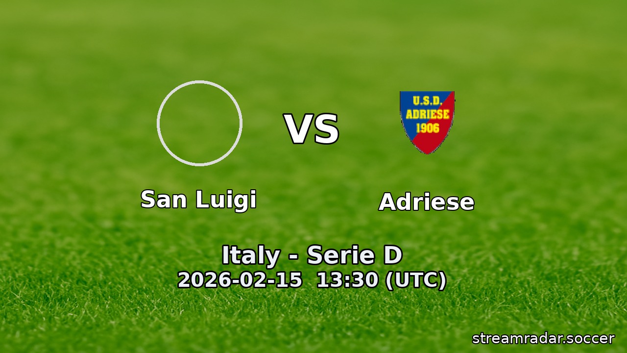 San Luigi vs Adriese
