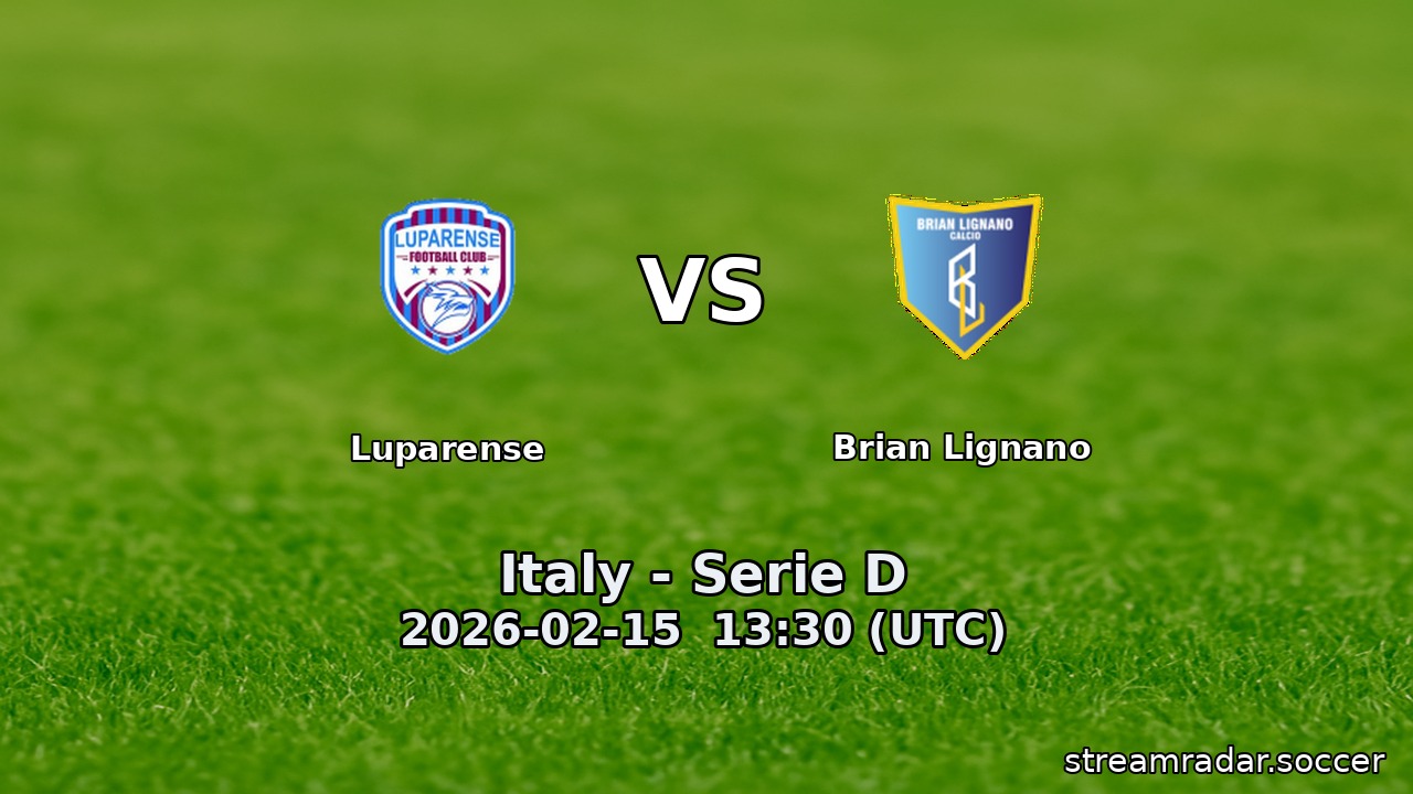 Luparense vs Brian Lignano
