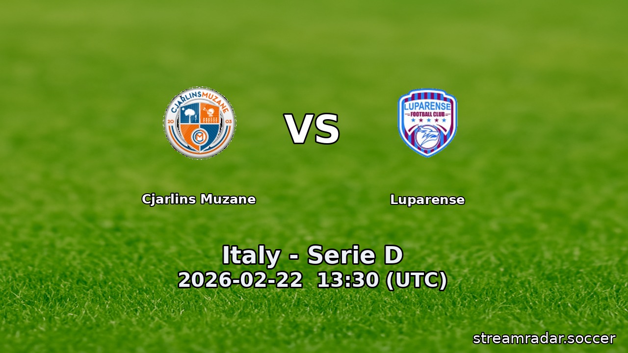 Cjarlins Muzane vs Luparense