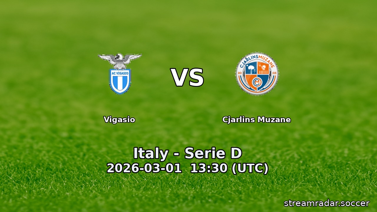 Vigasio vs Cjarlins Muzane