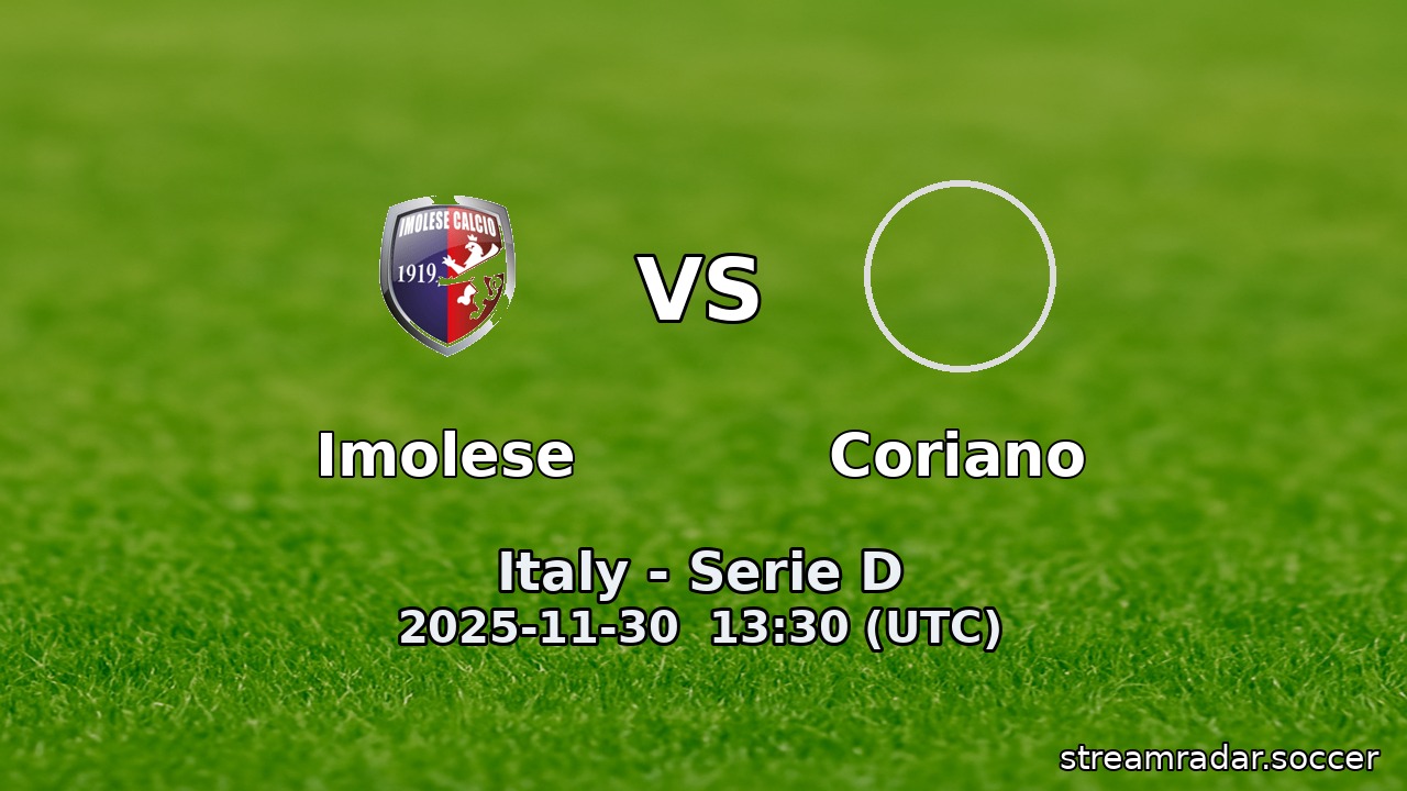Imolese vs Coriano