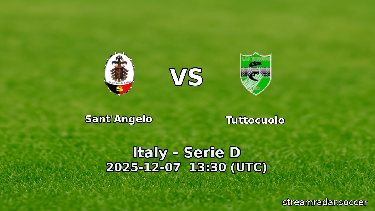 Sant'Angelo vs Tuttocuoio