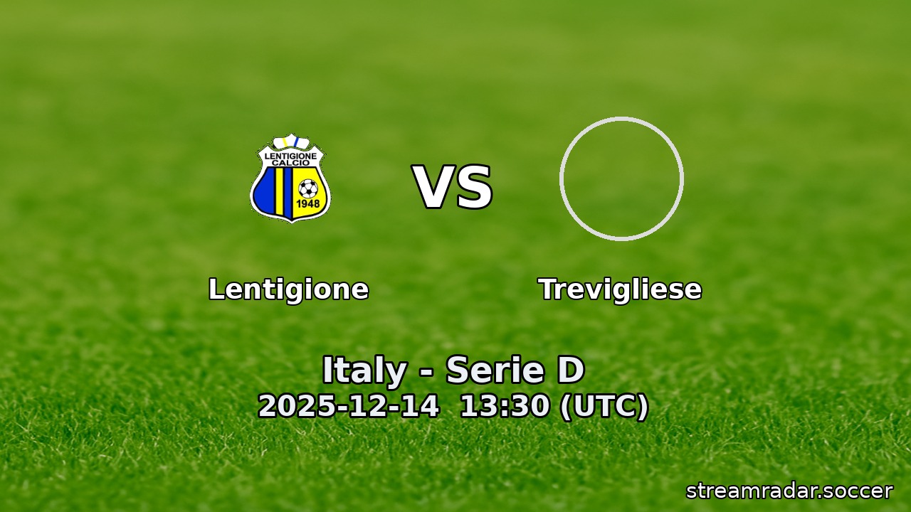 Lentigione vs Trevigliese