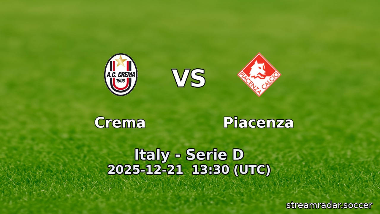 Crema vs Piacenza