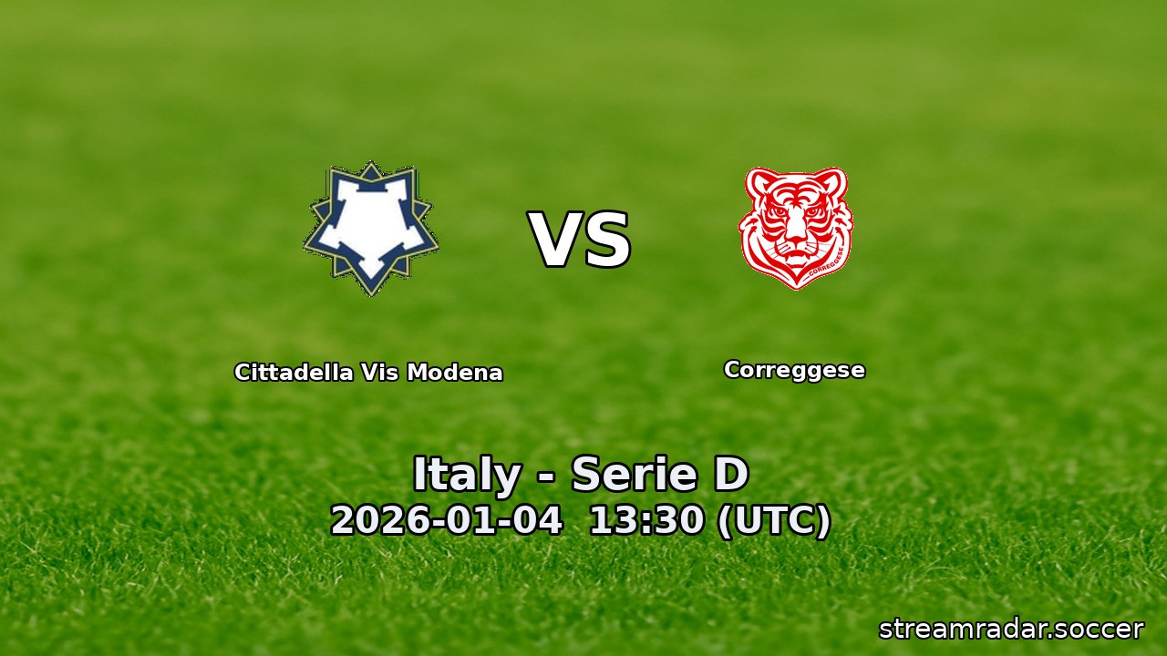 Cittadella Vis Modena vs Correggese
