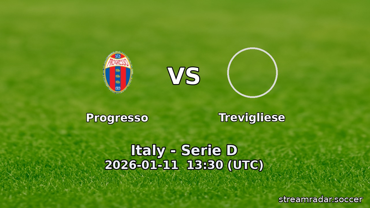 Progresso vs Trevigliese