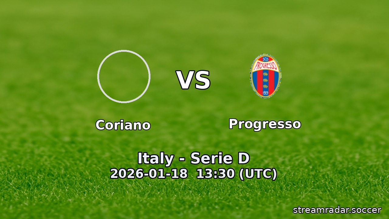 Coriano vs Progresso
