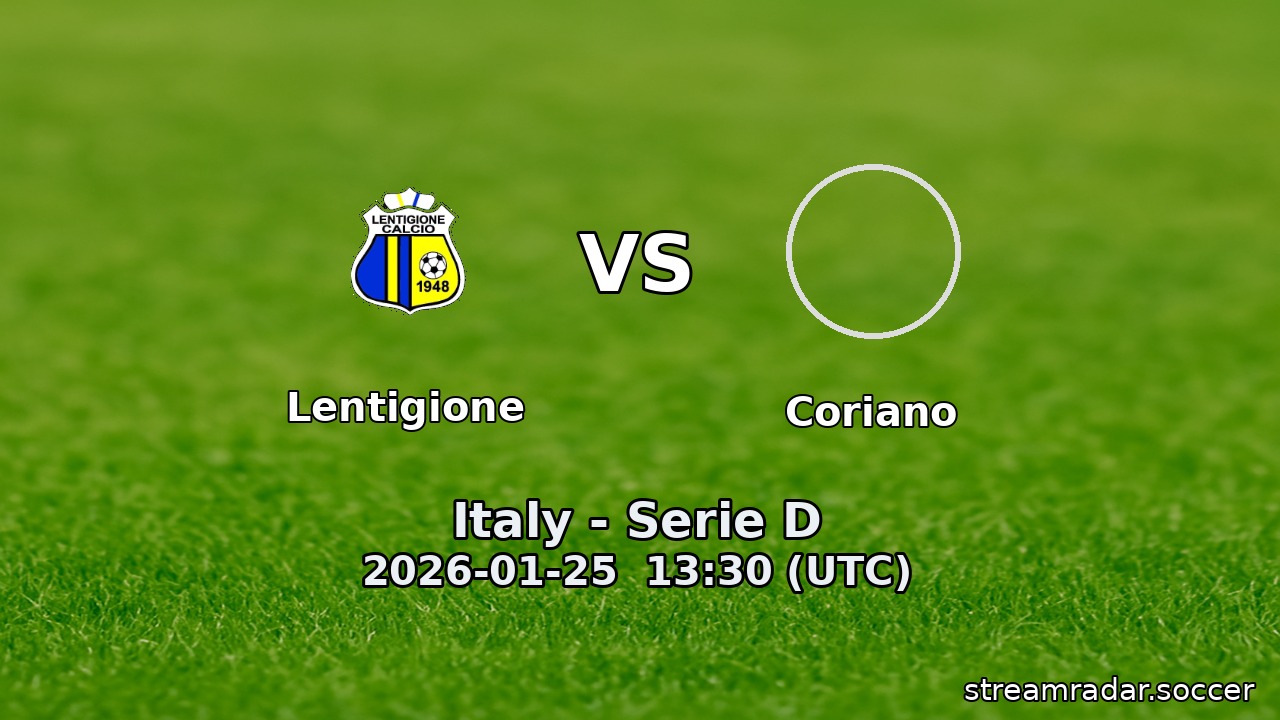 Lentigione vs Coriano