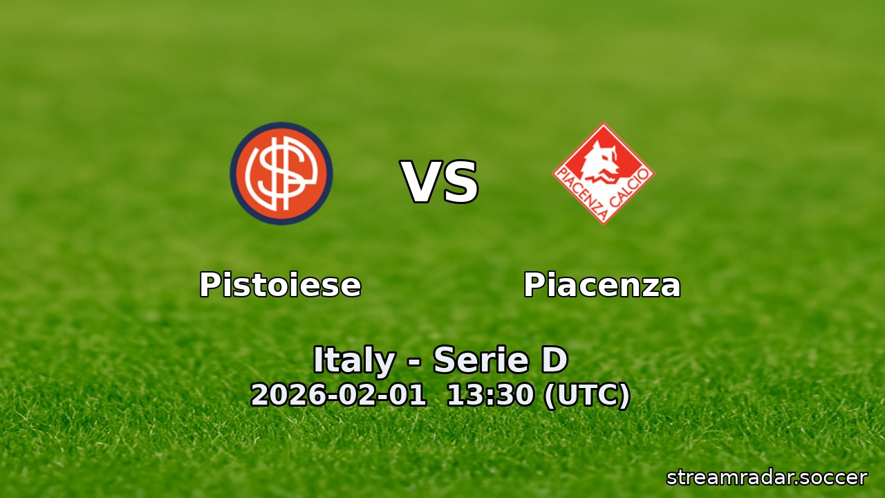 Pistoiese vs Piacenza
