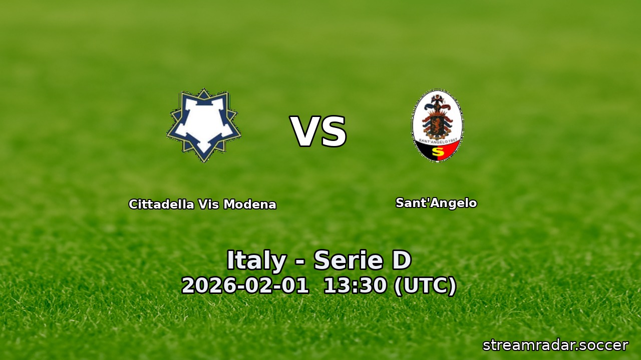 Cittadella Vis Modena vs Sant'Angelo