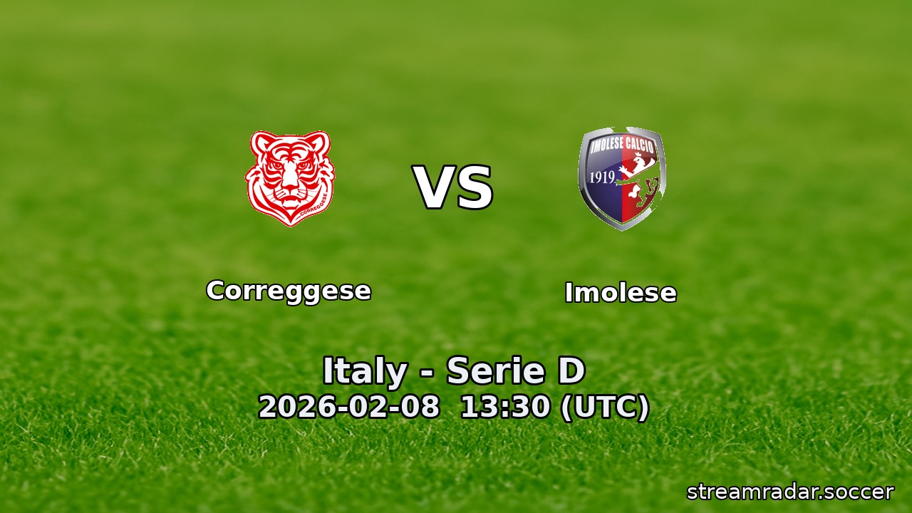 Correggese vs Imolese