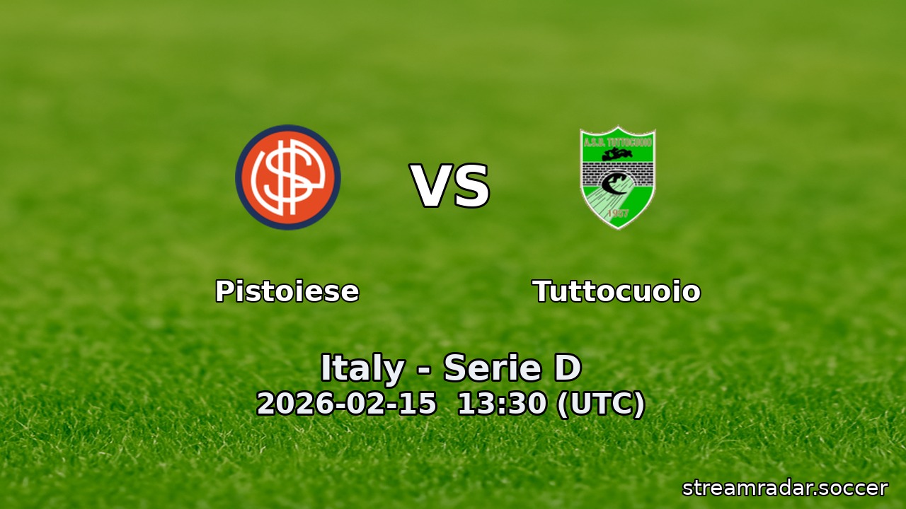 Pistoiese vs Tuttocuoio
