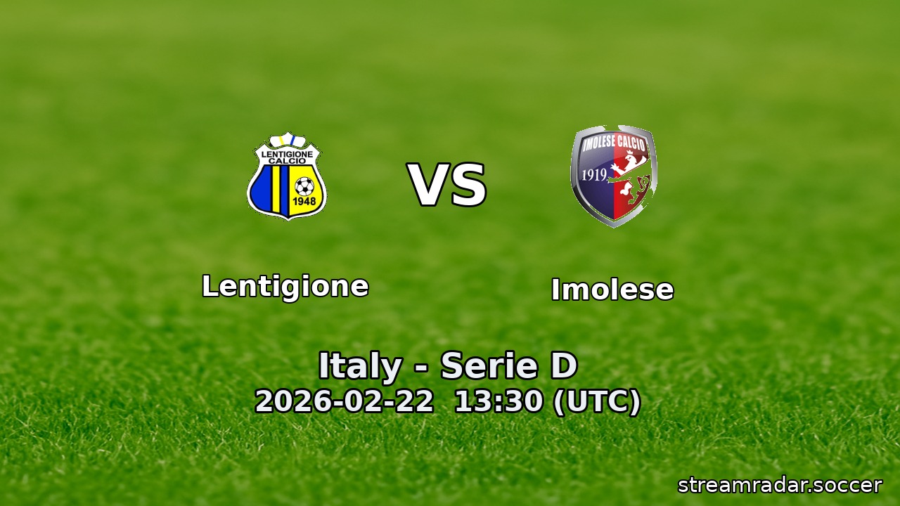 Lentigione vs Imolese