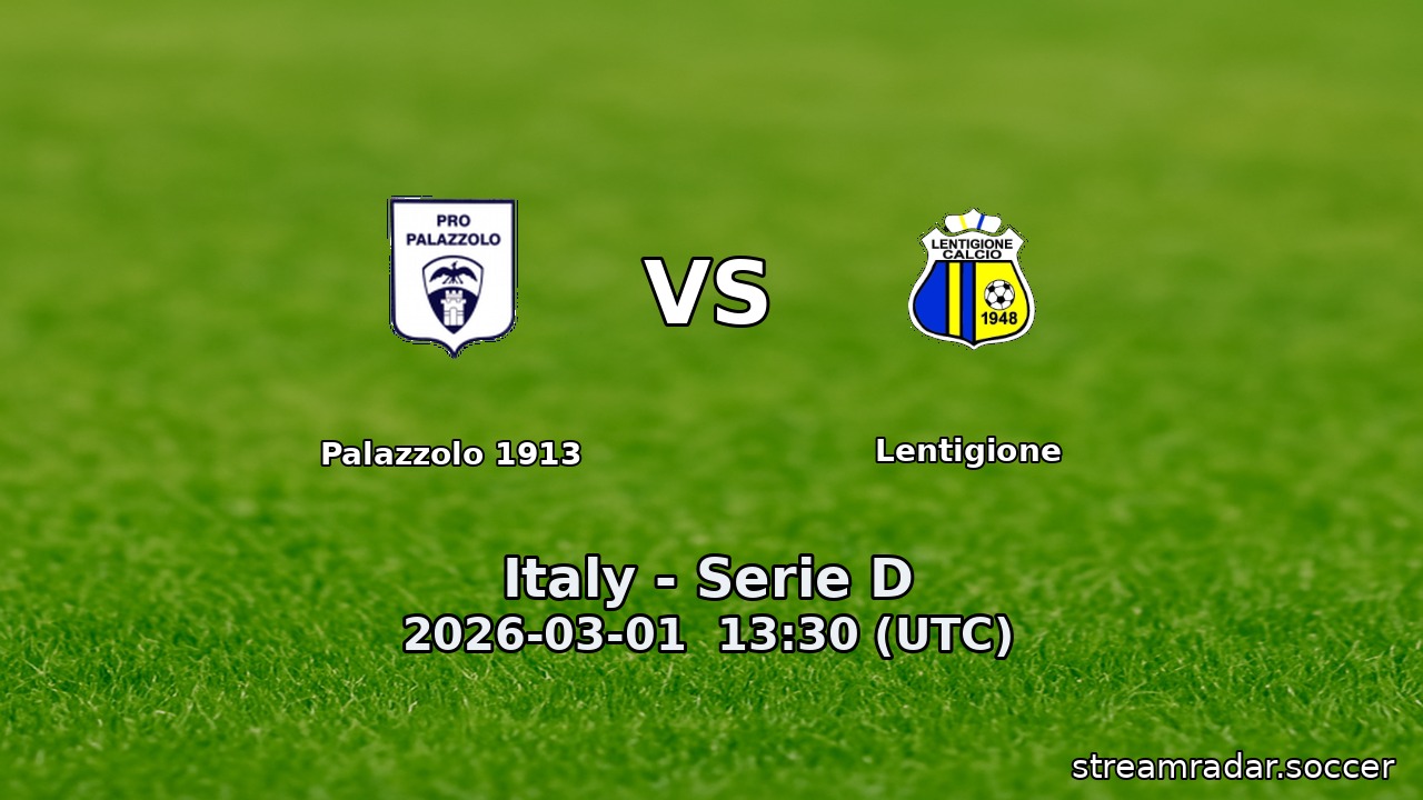 Palazzolo 1913 vs Lentigione
