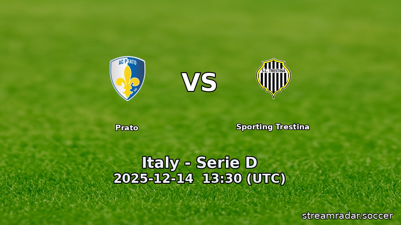 Prato vs Sporting Trestina