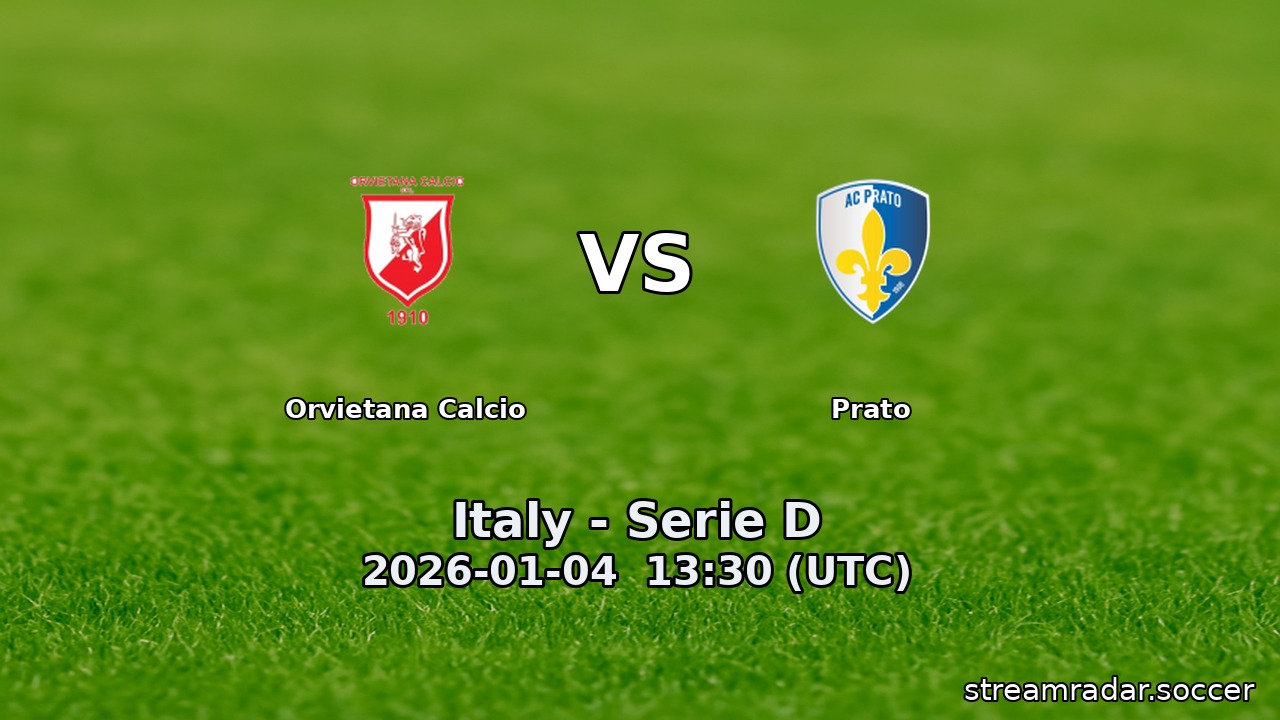 Orvietana Calcio vs Prato