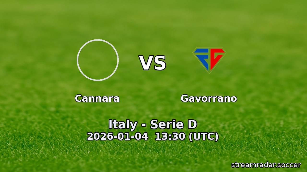 Cannara vs Gavorrano