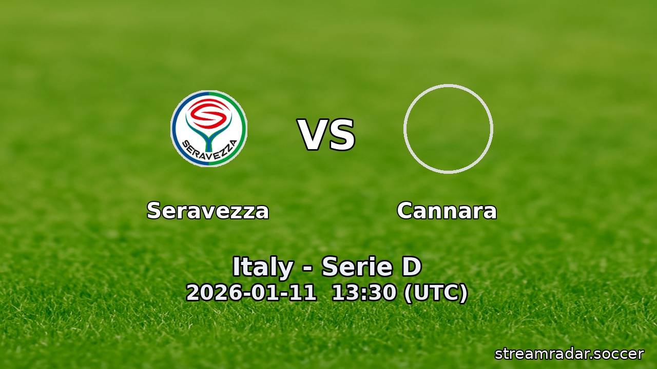 Seravezza vs Cannara