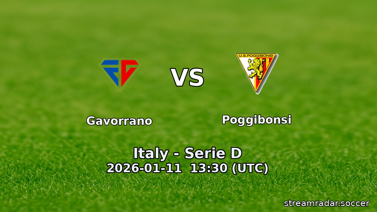 Gavorrano vs Poggibonsi