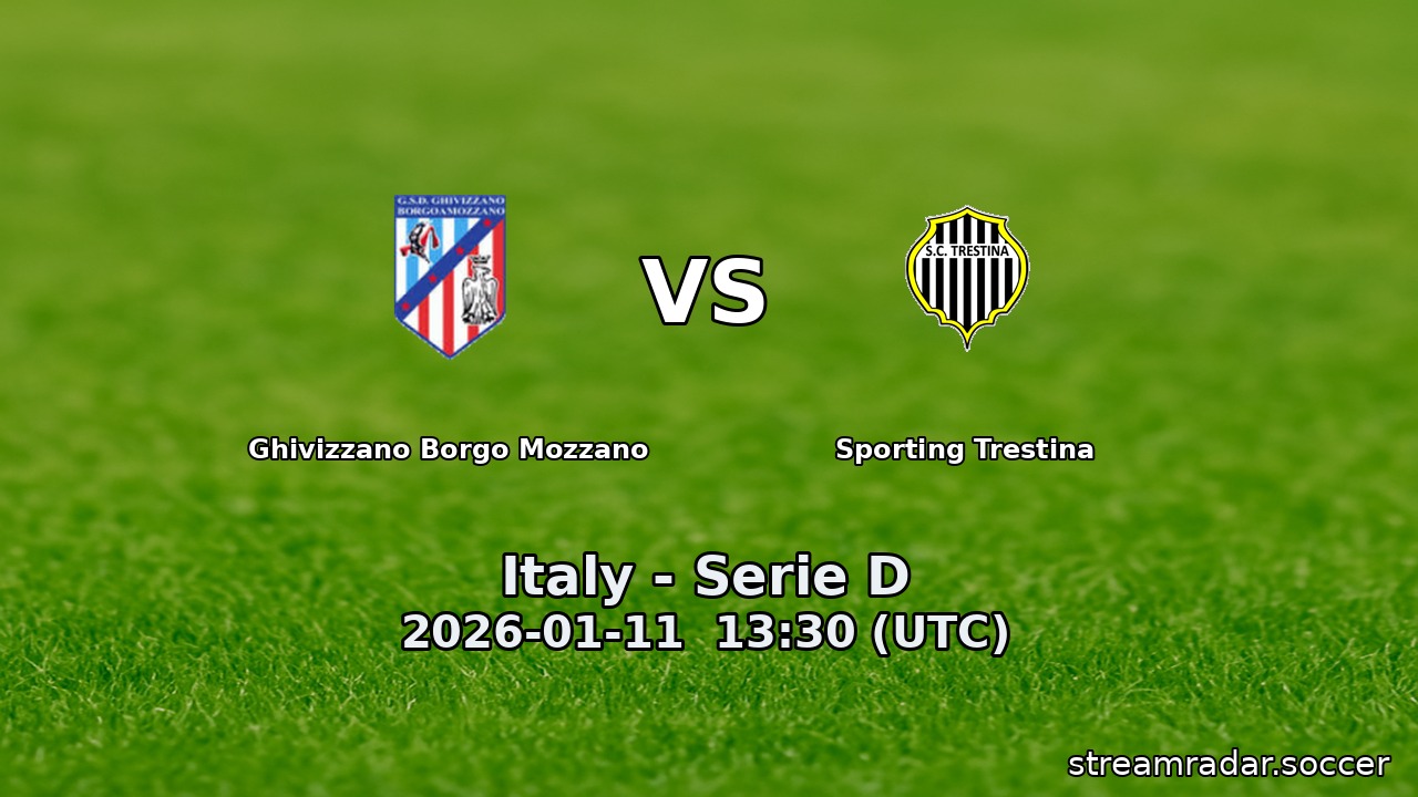 Ghivizzano Borgo Mozzano vs Sporting Trestina