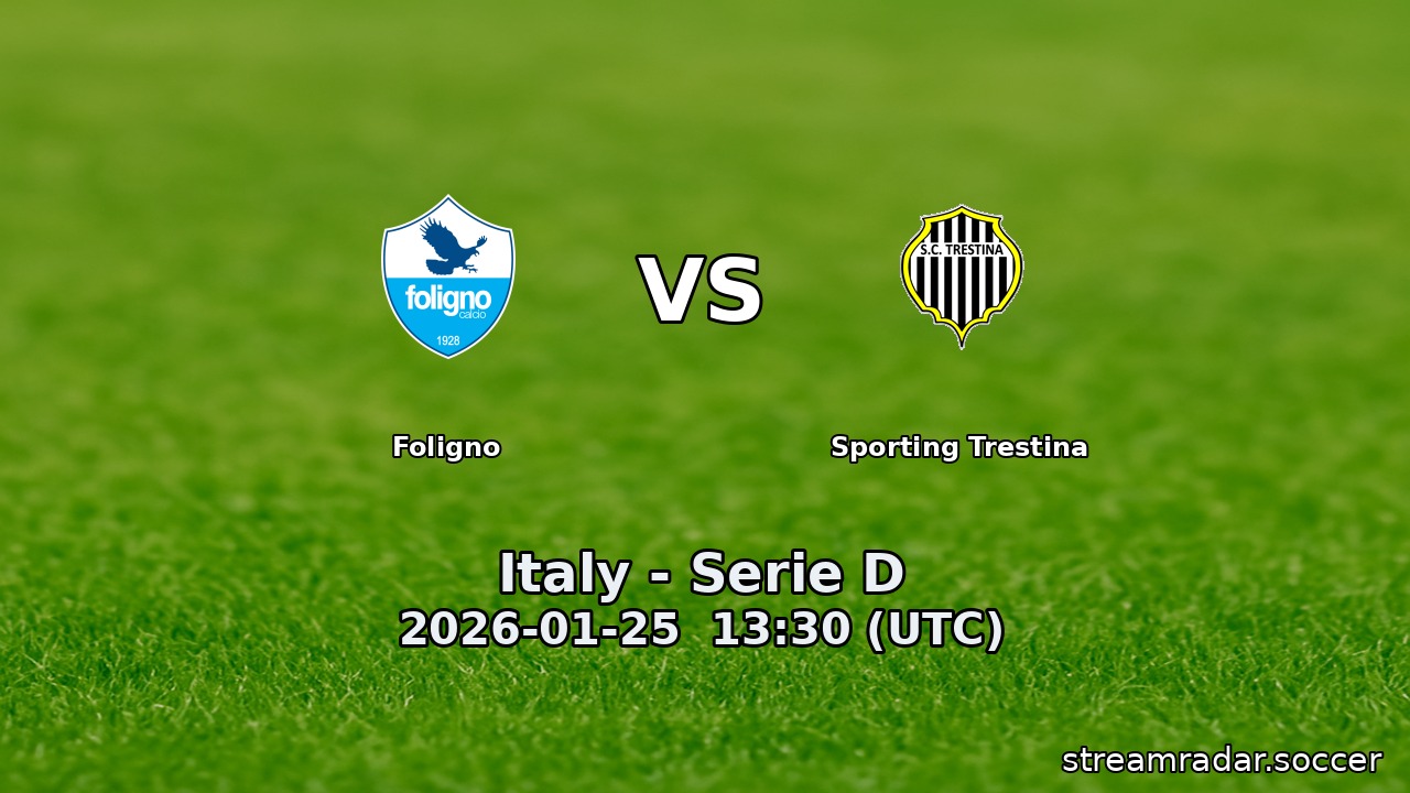 Foligno vs Sporting Trestina