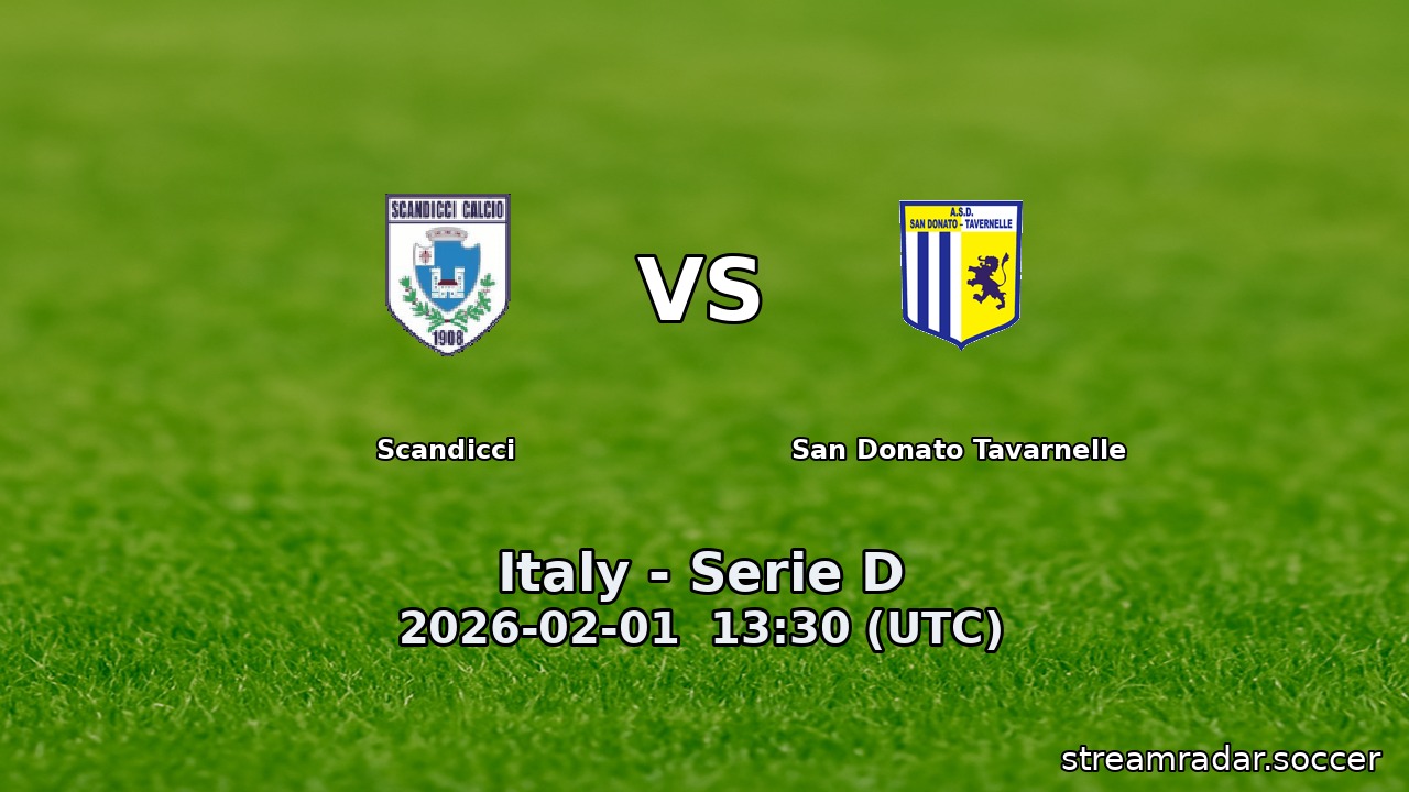 Scandicci vs San Donato Tavarnelle