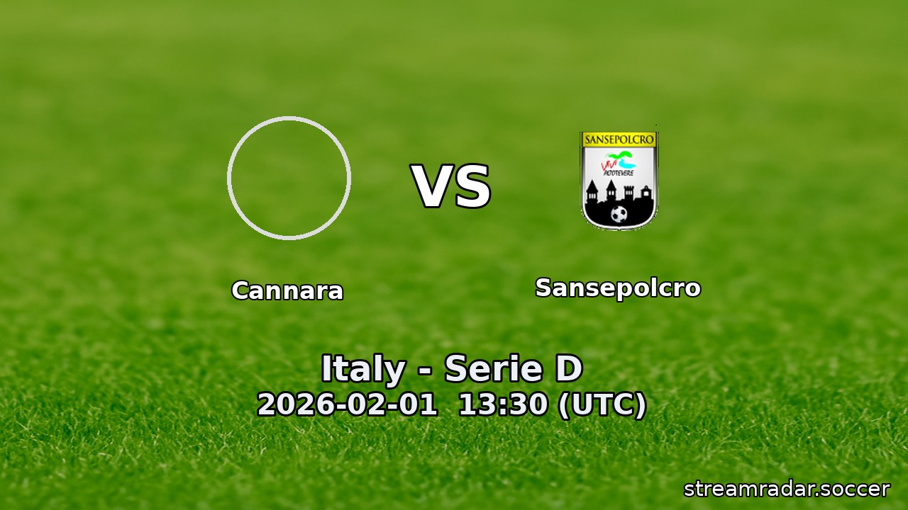 Cannara vs Sansepolcro