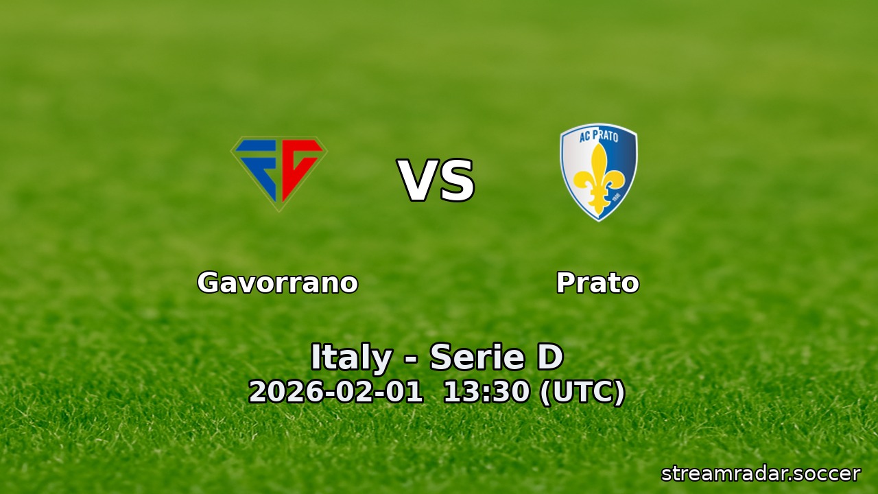 Gavorrano vs Prato