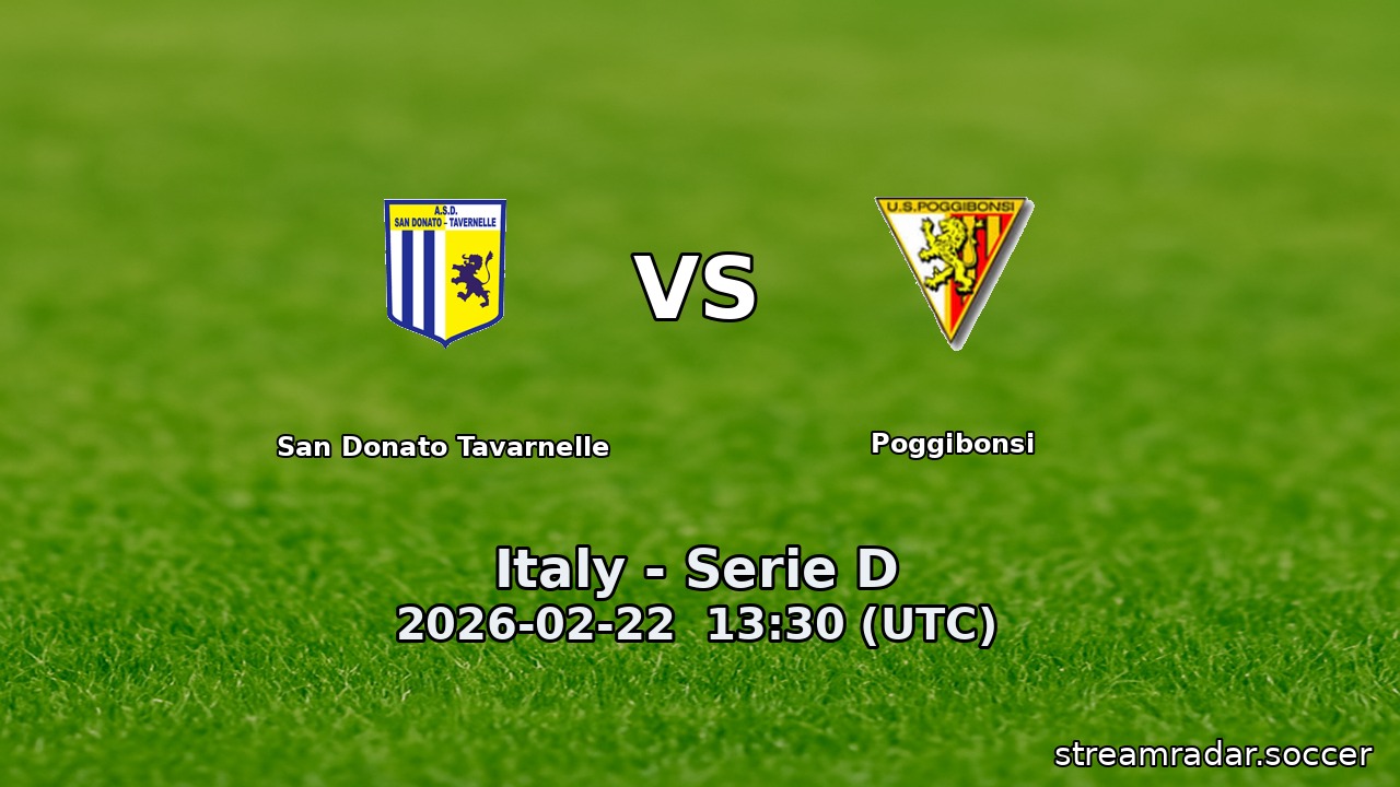 San Donato Tavarnelle vs Poggibonsi