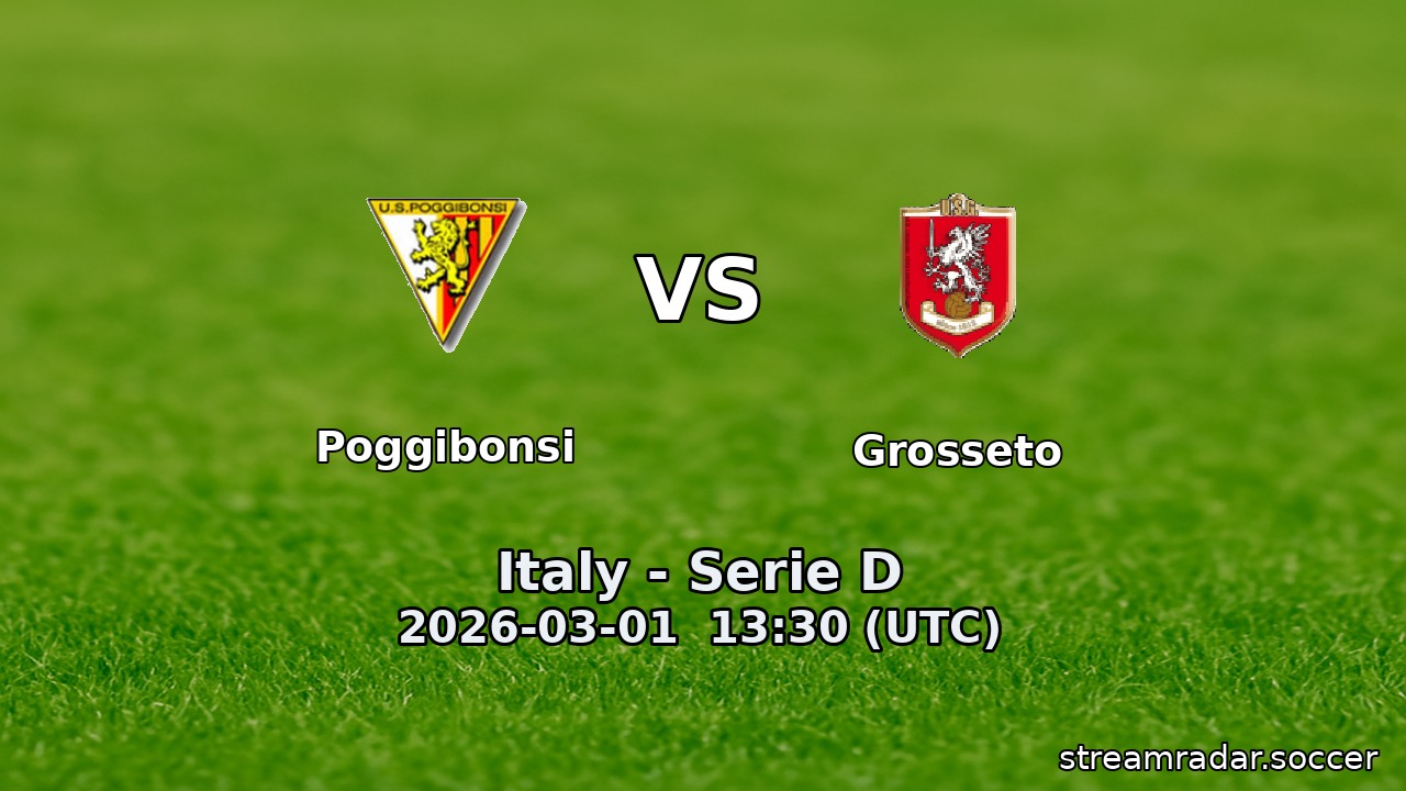 Poggibonsi vs Grosseto