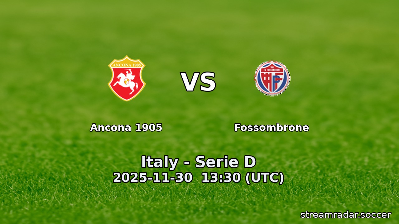Ancona 1905 vs Fossombrone
