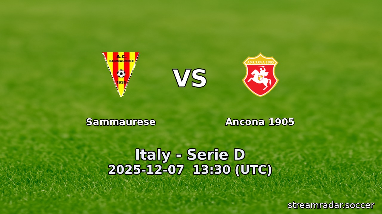 Sammaurese vs Ancona 1905