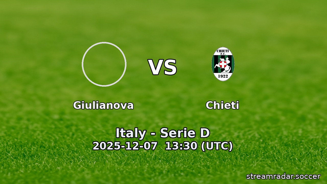 Giulianova vs Chieti