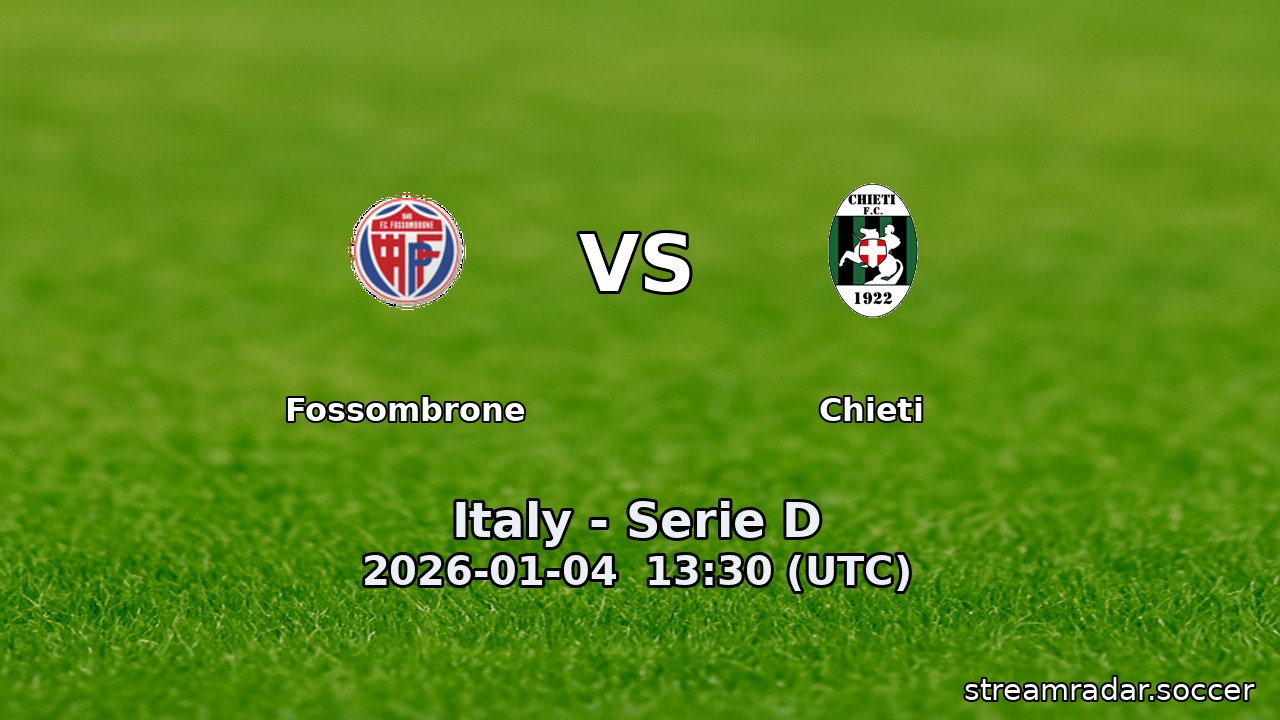 Fossombrone vs Chieti