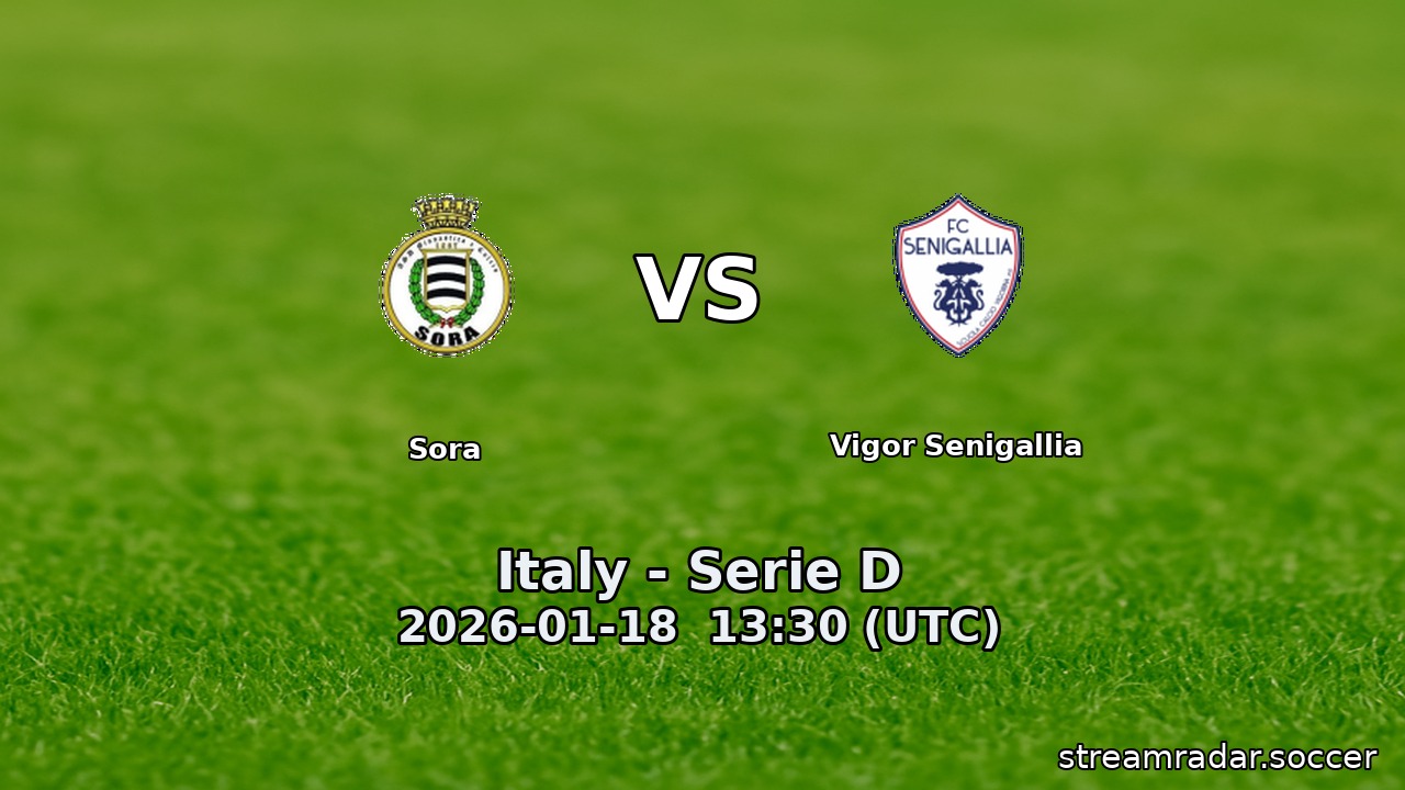 Sora vs Vigor Senigallia