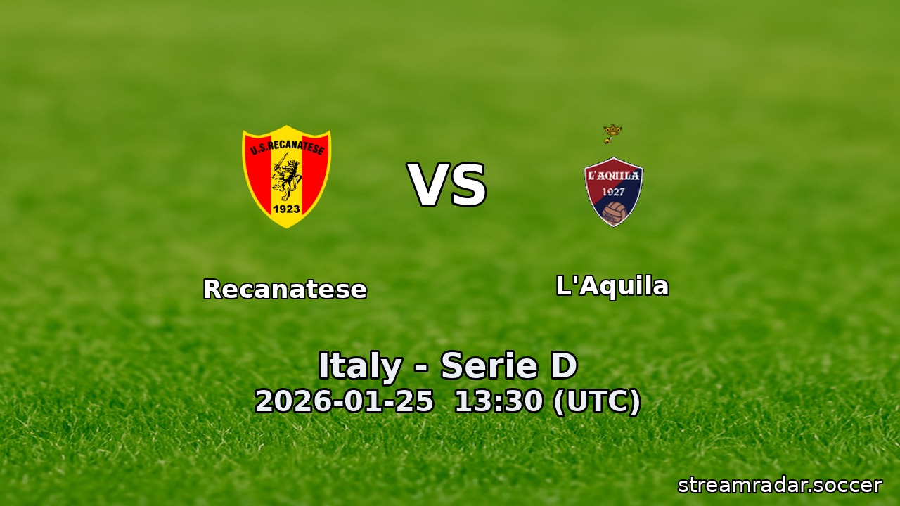 Recanatese vs L'Aquila