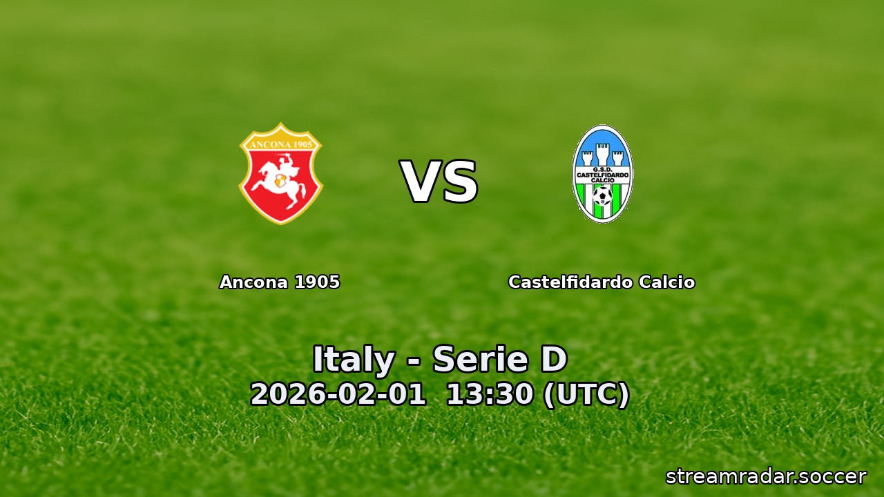 Ancona 1905 vs Castelfidardo Calcio