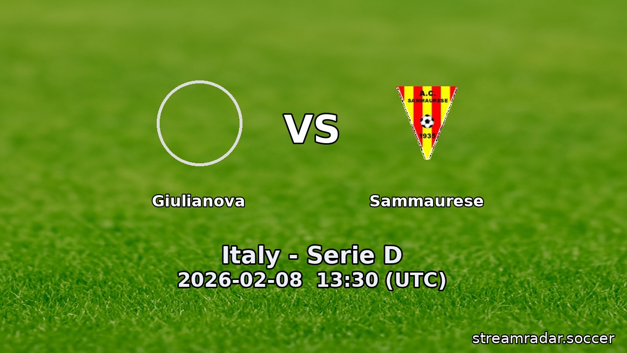 Giulianova vs Sammaurese