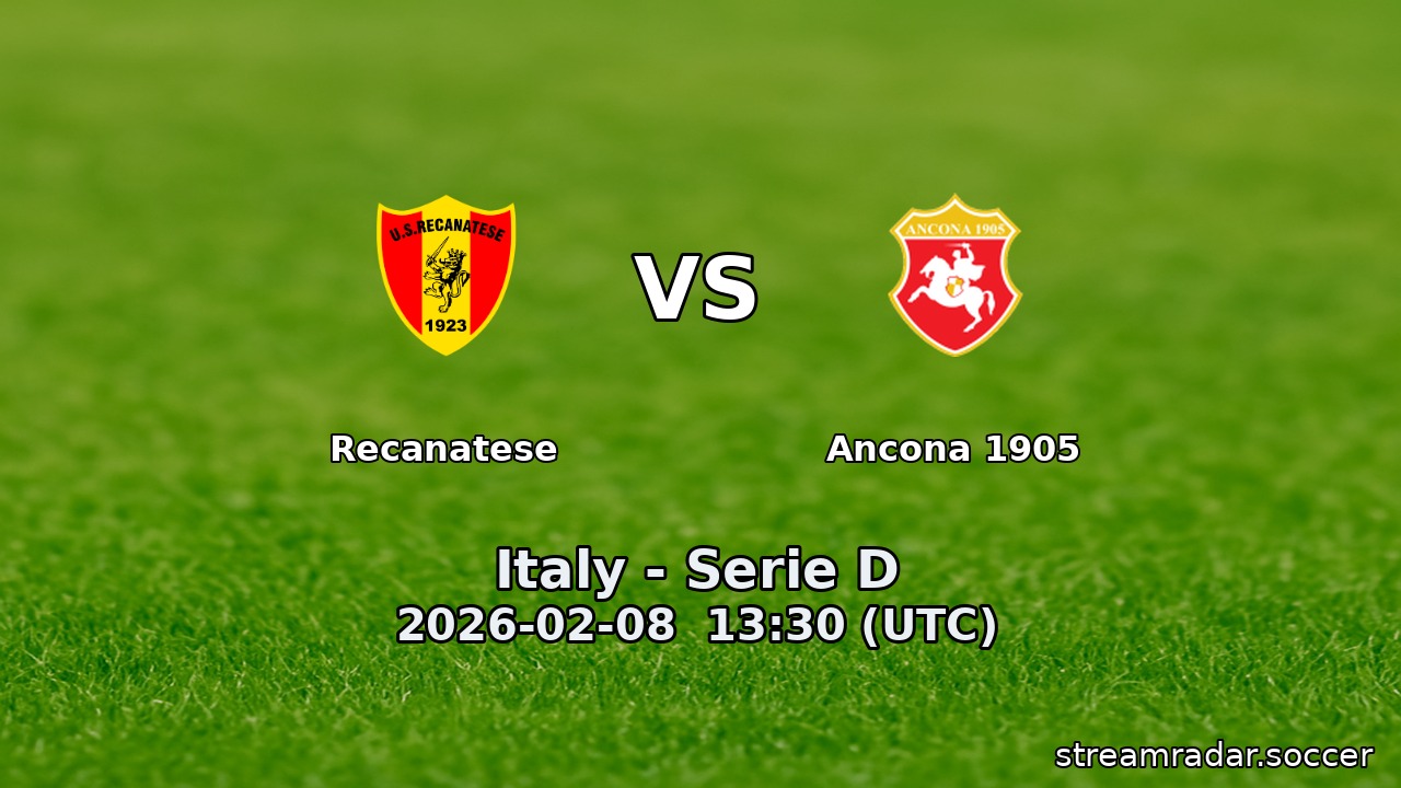 Recanatese vs Ancona 1905