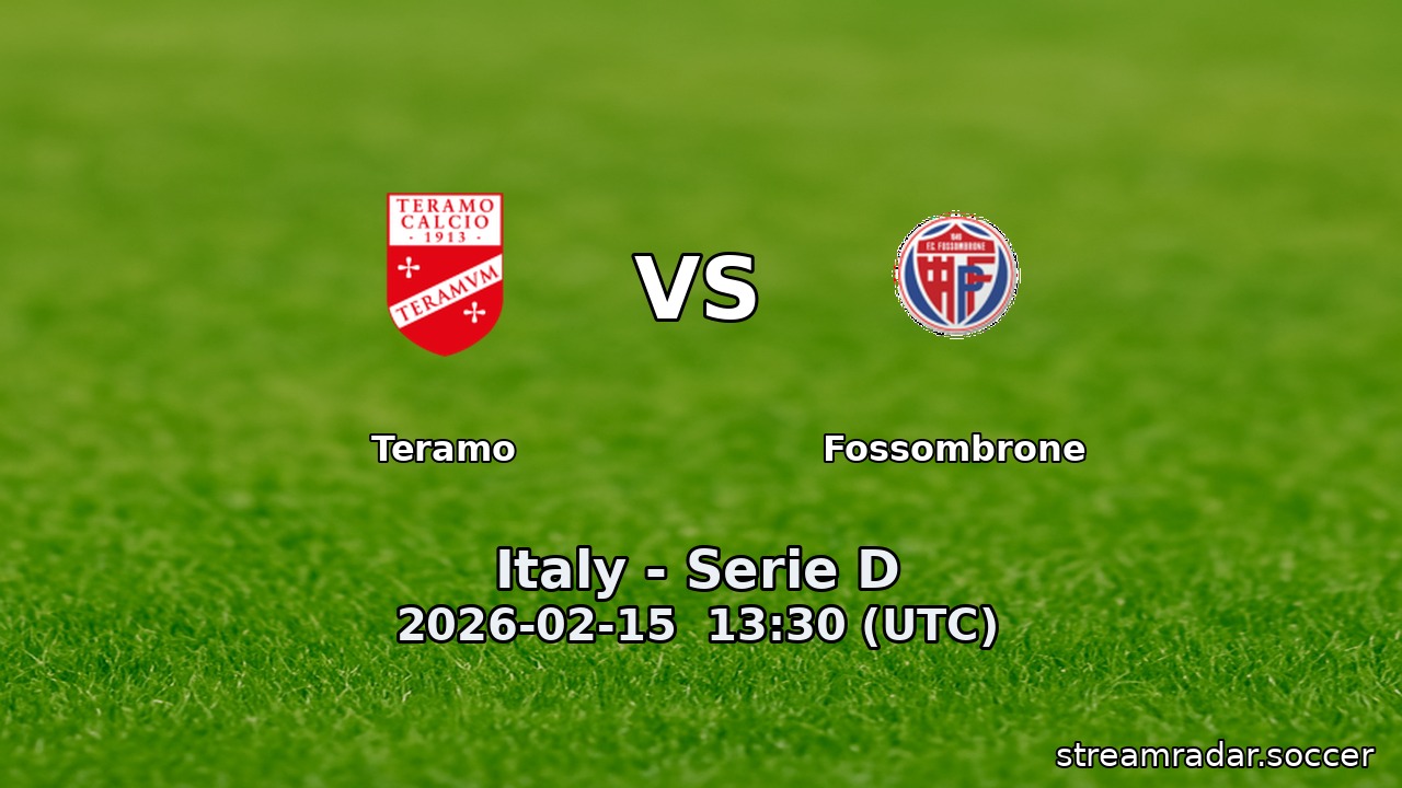 Teramo vs Fossombrone