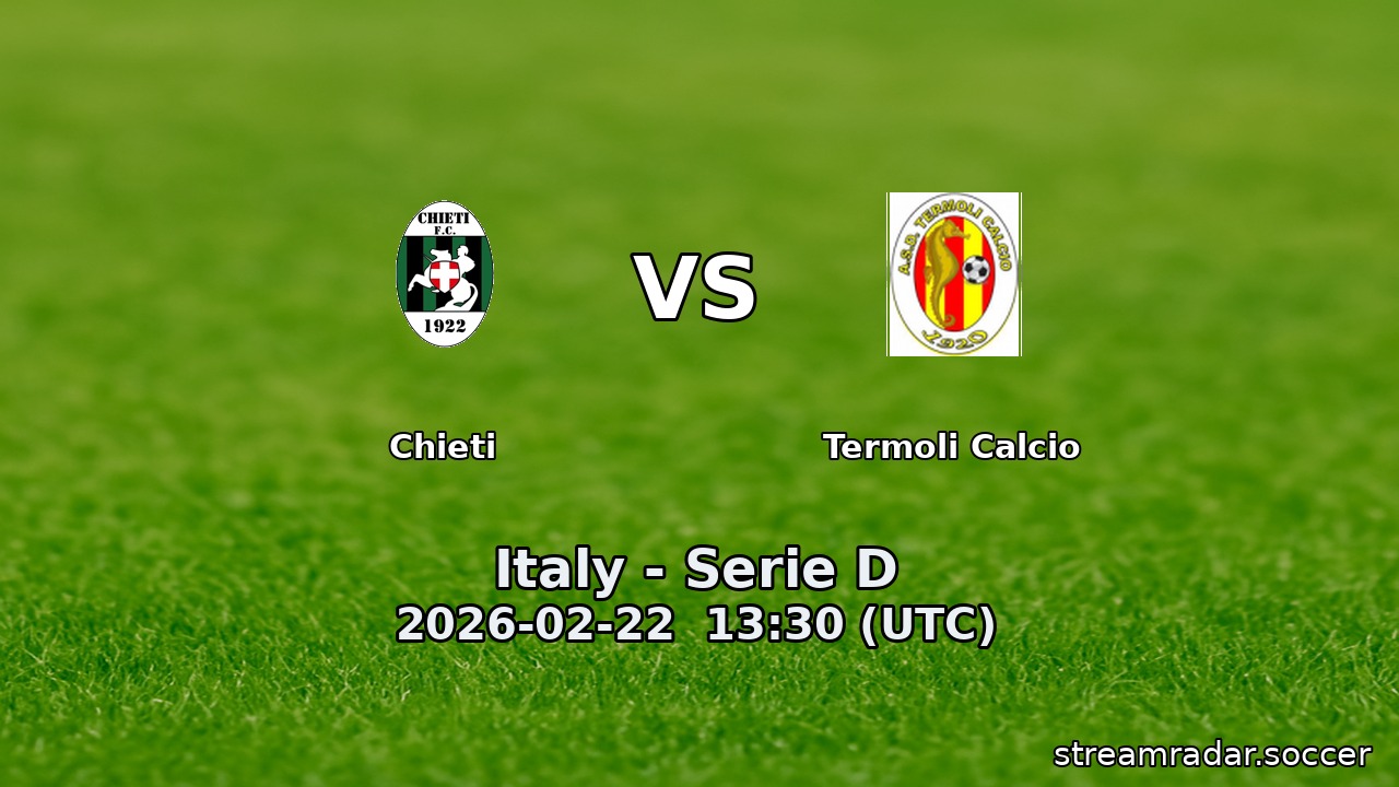 Chieti vs Termoli Calcio
