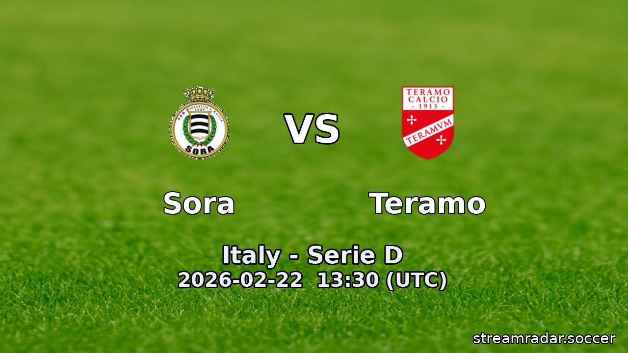 Sora vs Teramo