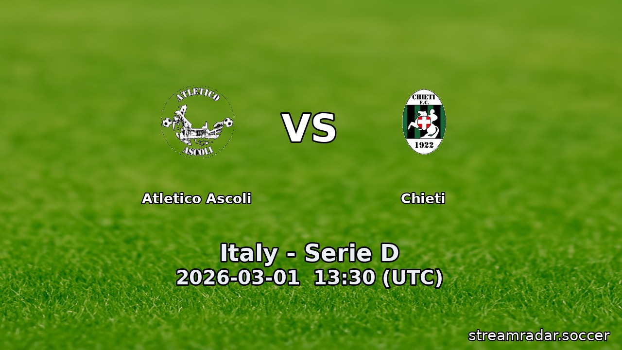 Atletico Ascoli vs Chieti