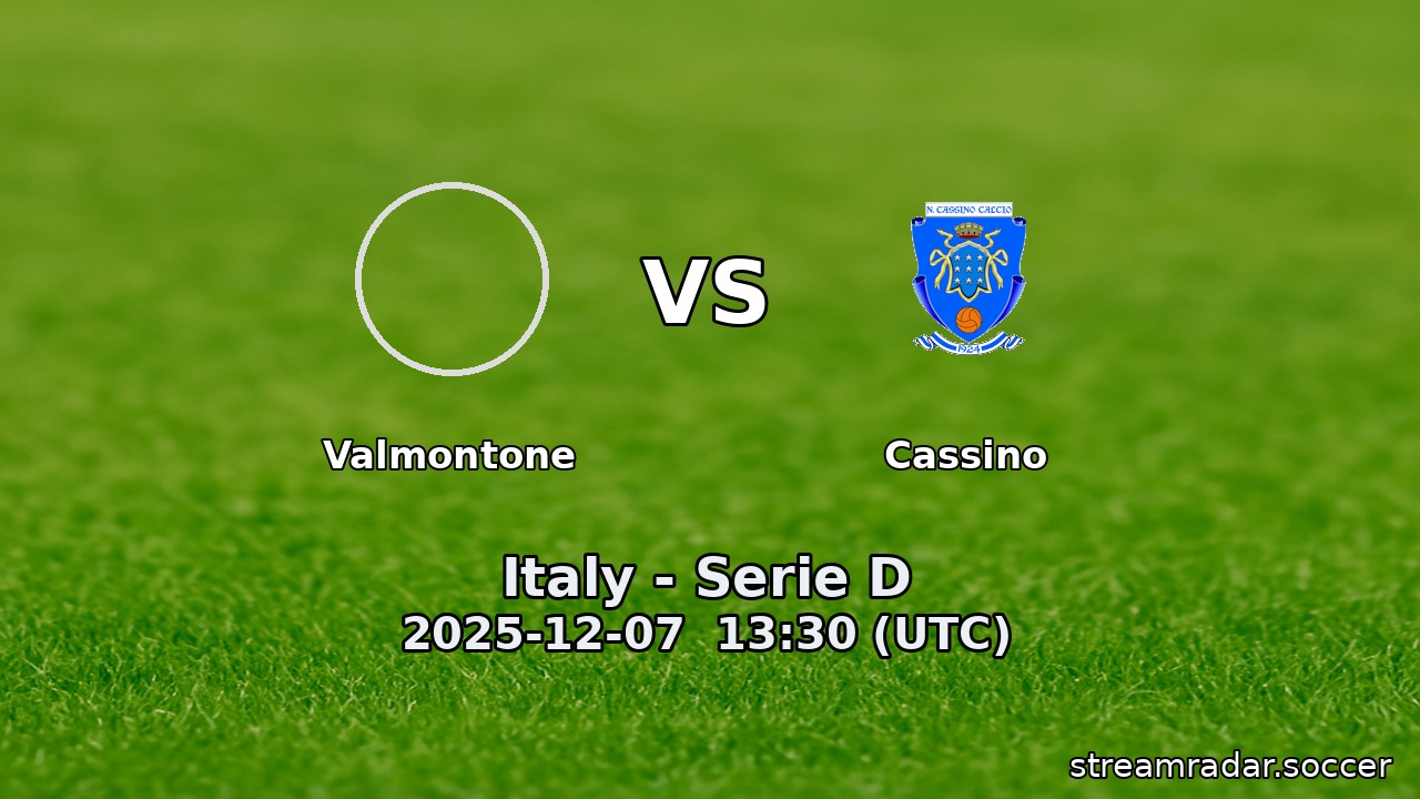 Valmontone vs Cassino