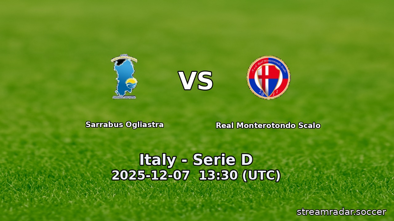 Sarrabus Ogliastra vs Real Monterotondo Scalo