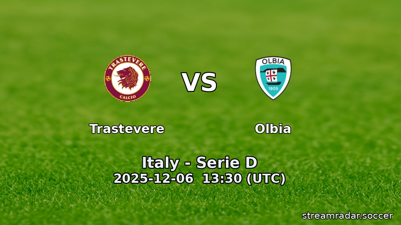 Trastevere vs Olbia