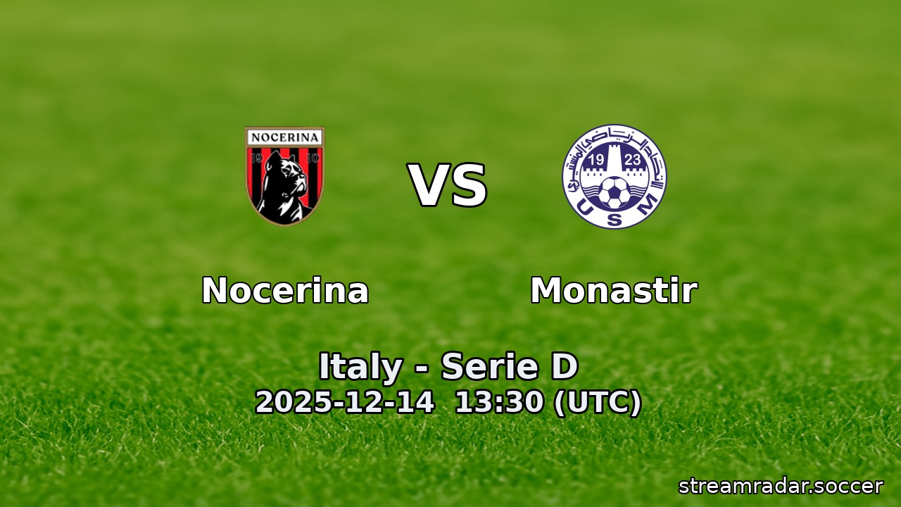 Nocerina vs Monastir