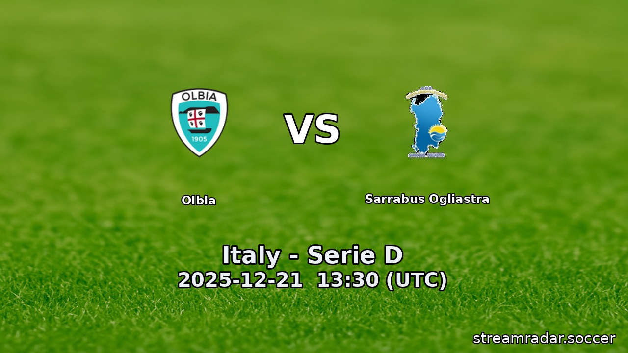 Olbia vs Sarrabus Ogliastra