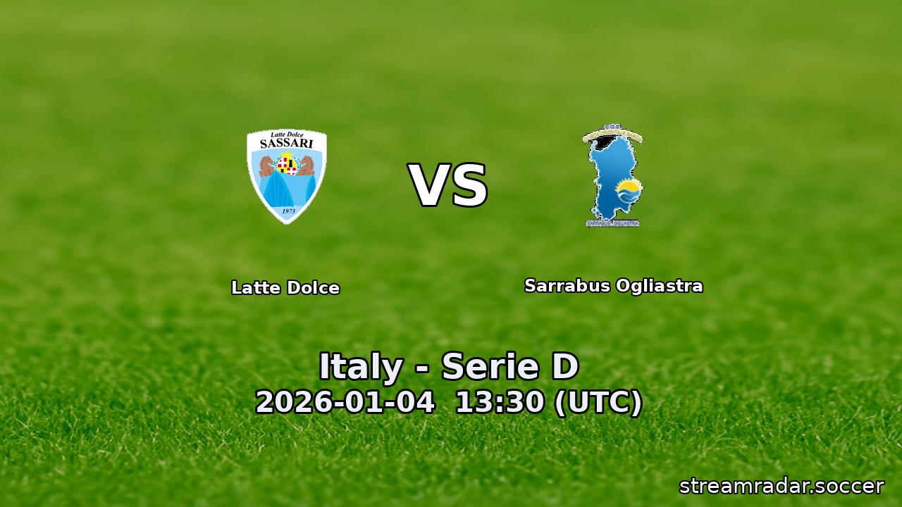 Latte Dolce vs Sarrabus Ogliastra