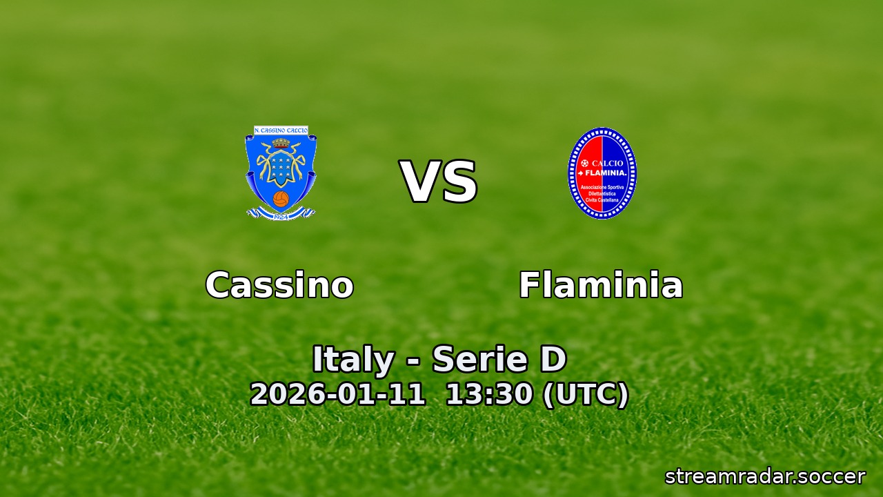 Cassino vs Flaminia